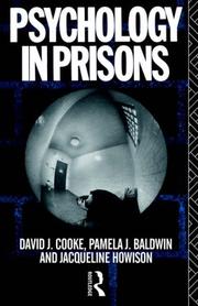 Cover of: Psychology in Prisons