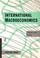 Cover of: International macroeconomics