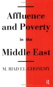 Cover of: Affluence and poverty in the Middle East by Mohamad Riad El Ghonemy