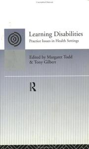 Cover of: Learning disabilities: practice issues in health settings