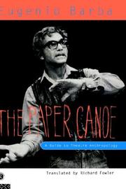 Cover of: The paper canoe by Eugenio Barba