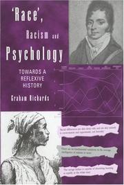 Cover of: Race, racism, and psychology by Graham Richards
