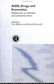 Cover of: AIDS, drugs, and prevention: perspectives on individual and community action