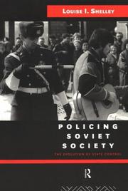 Cover of: Policing Soviet society by Louise I. Shelley
