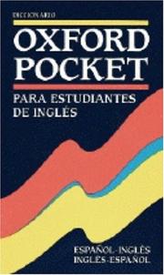 Cover of: Diccionario Oxford Pocket: Para Estudiantes de Ingles | Micheal Ashby