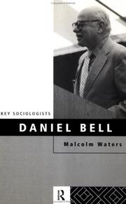 Cover of: Daniel Bell by Malcolm Waters