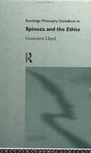 Cover of: Routledge philosophy guidebook to Spinoza and The ethics