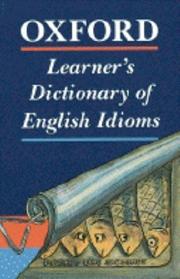 Cover of: Dic Lerner's Dictionary of English Idioms by I.R. McCaig, Martin H. Manser