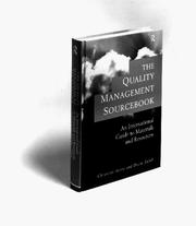 Cover of: The quality management sourcebook by Christine Avery, Christine Avery