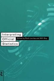 Cover of: Interpreting official statistics