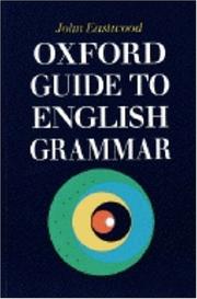 Cover of: Oxford Guide to English Grammar by John Eastwood