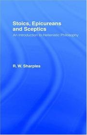 Cover of: Stoics, Epicureans, and sceptics by R. W. Sharples