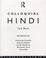 Cover of: Colloquial Hindi