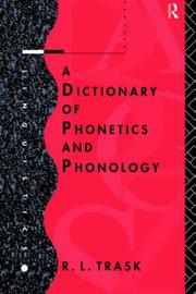 Cover of: Dictionary of Phonetics and Phonology (Linguistics)
