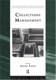 Collections management by Anne Fahy