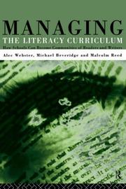 Cover of: Managing the literacy curriculum: how schools can become communities of readers and writers