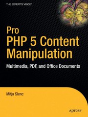 Cover of: Pro Php 5 Content Manipulation: Multimedia And Office Documents