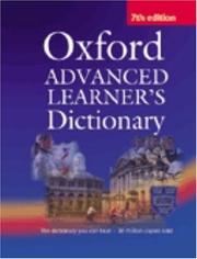 Cover of: Oxford Advanced Learner's Dictionary (Dictionary)