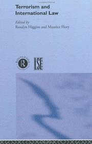 Cover of: Terrorism and international law