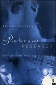Cover of: Psychological Research: Innovative Methods and Strategies