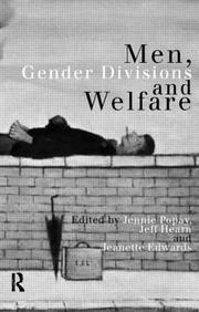 Cover of: Men, gender divisions, and welfare
