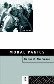Moral panics by Thompson, Kenneth