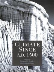 Cover of: Climate Since AD 1500 by Bradley