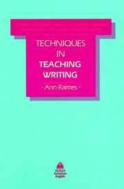 Techniques in teaching writing by Ann Raimes