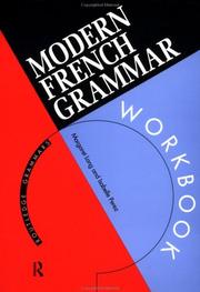 Cover of: Modern French Grammar Workbook (Routledge Grammars)