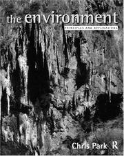 Cover of: The environment: principles and applications