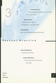 Cover of: Textual Practice by Alan Sinfield