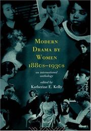 Cover of: Modern Drama By Women 1880s-1930s: An International Anthology