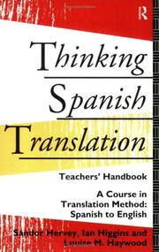 Cover of: Thinkng Spanish