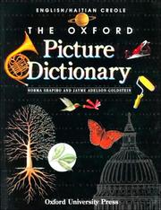 Cover of: The Oxford picture dictionary. by Norma Shapiro
