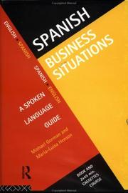 Cover of: Spanish business situations: a spoken language guide