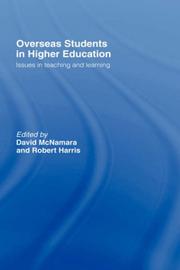 Overseas Students in Higher Education by David Mcnamara