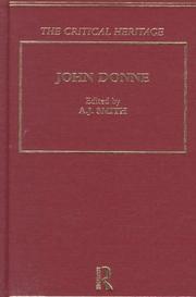Cover of: John Donne: The Critical Heritage by A. J. Smith