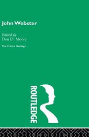 Cover of: John Webster: The Critical Heritage
