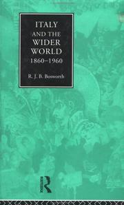 Cover of: Italy and the wider world 1860-1960