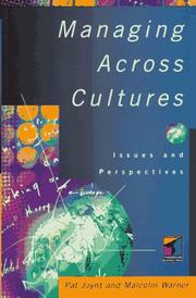 Cover of: Managing Across Cultures: Issues and Perspectives