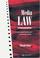 Cover of: Media law