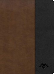 CSB Men of Character Bible, Brown/Black LeatherTouch, Indexed by CSB Bibles by Holman, Dr. Gene A. Getz