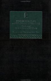 Cover of: Studies in English language & literature by edited by M.J. Toswell and E.M. Tyler.