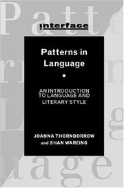 Patterns in language by Joanna Thornborrow