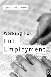 Working for full employment by John Philpott