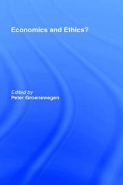 Cover of: Economics and ethics?