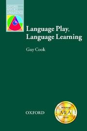 Cover of: Language Play, Language Learning (Oxford Applied Linguistics)