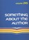 Cover of: Something about the Author