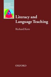Cover of: Literacy and Language Teaching (Oxford Applied Linguistics) by Richard Kern