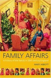 Cover of: Family Affairs by Mary Abbott, Mary Abbott